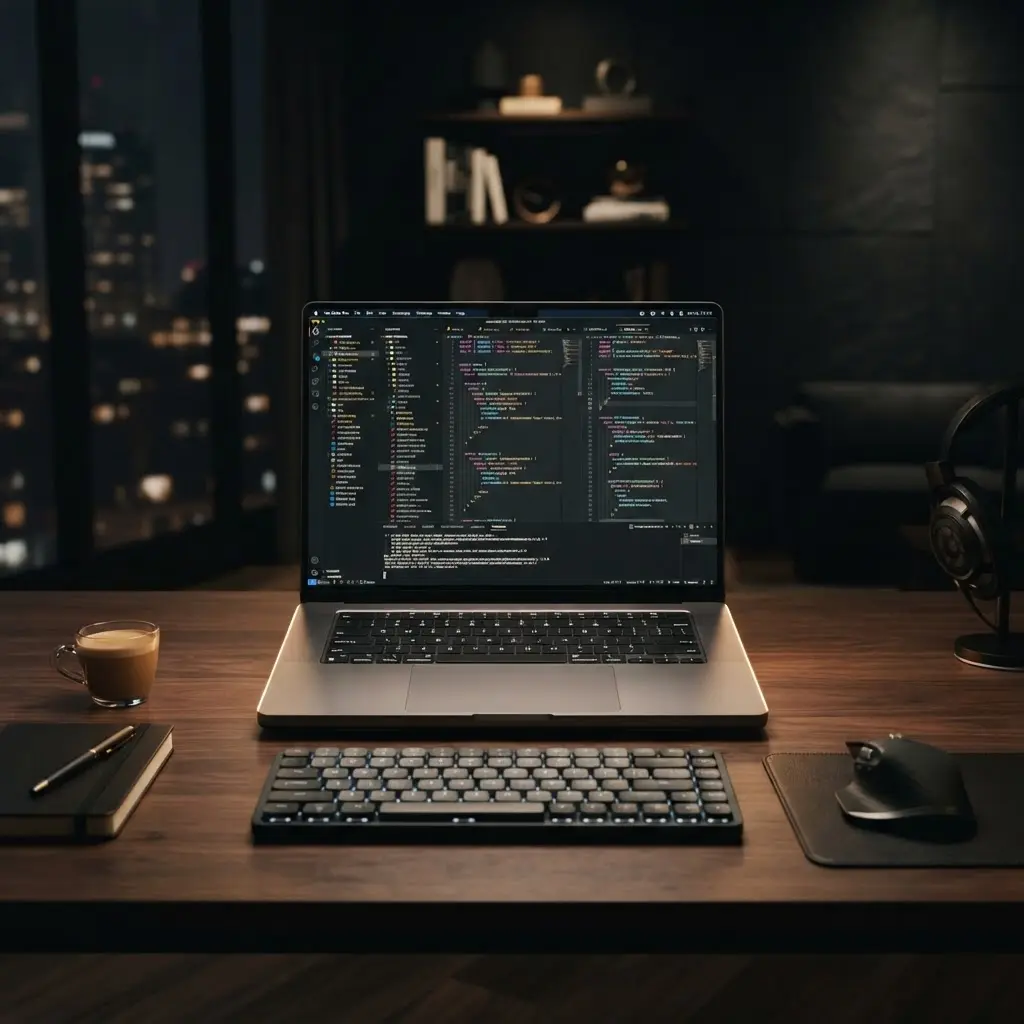 IDE Time tracking running on a premium developer workstation